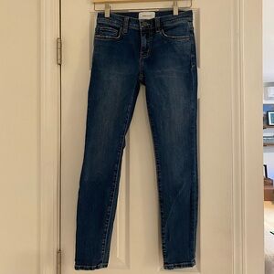 Current Elliott - Skinny Crop Blue Jeans - Size 24